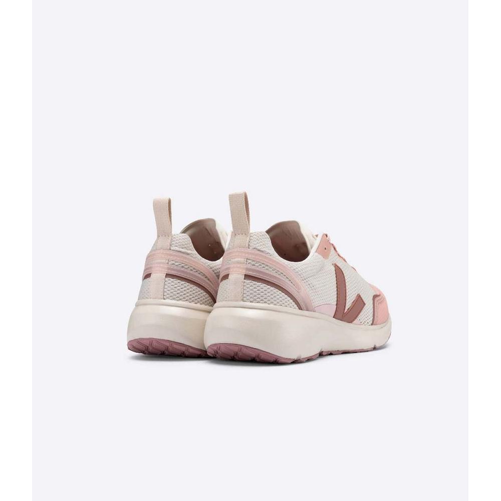 Pantofi Dama Veja CONDOR 2 ALVEOMESH Beige/Pink | RO 497PJJ